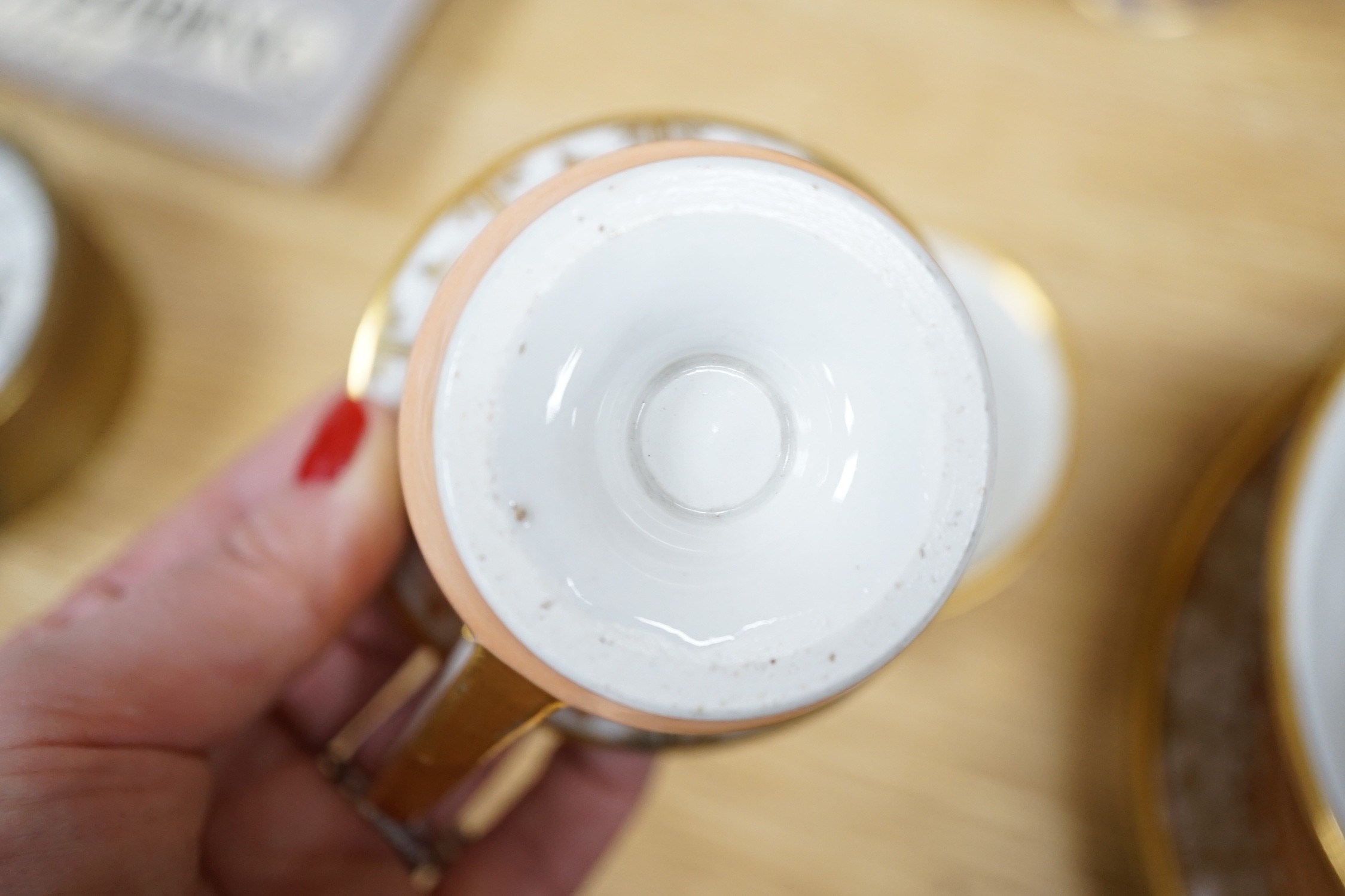 A Worcester Flight Barr and Barr-period part tea service